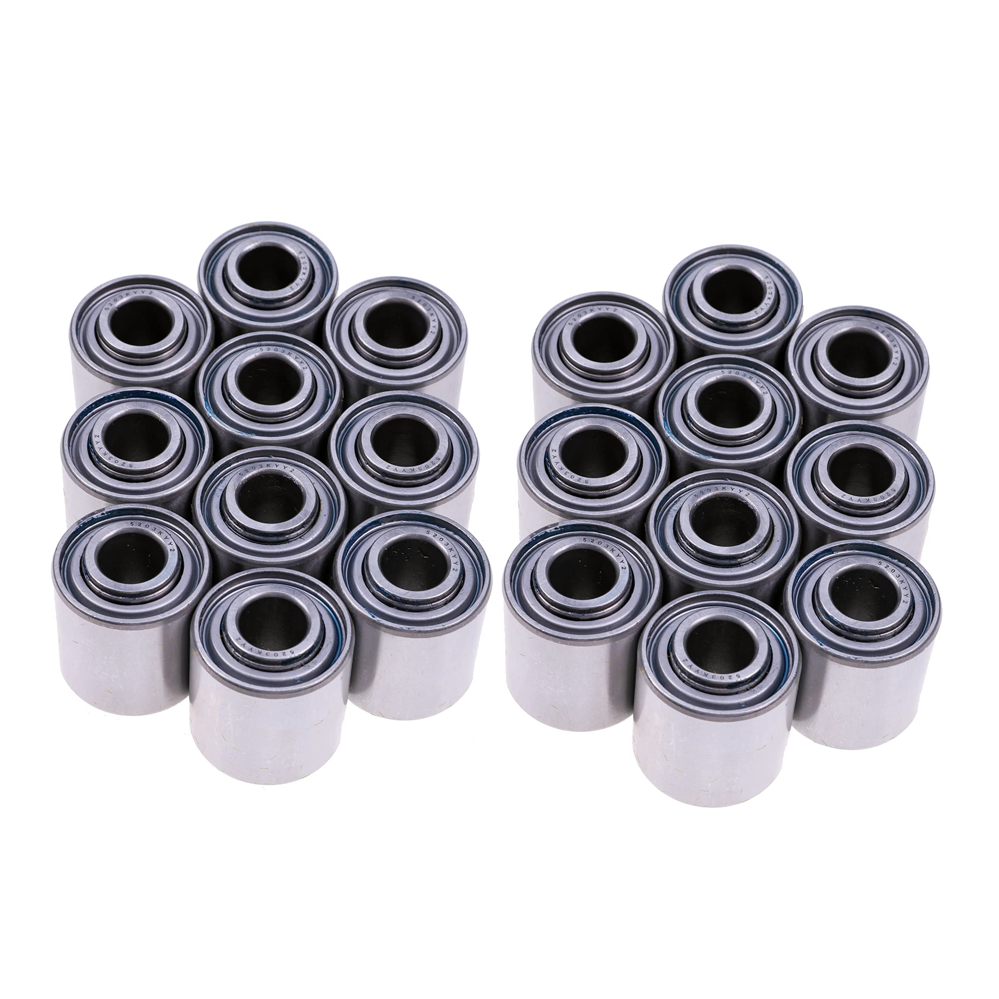 20 Pieces Wheel Bearing 5203KYY2 AN212132 324461A1A1 for John Deere Planter 1560 1565 1590 1690 7000 7100 7200 7300 CASE 1200 - KUDUPARTS