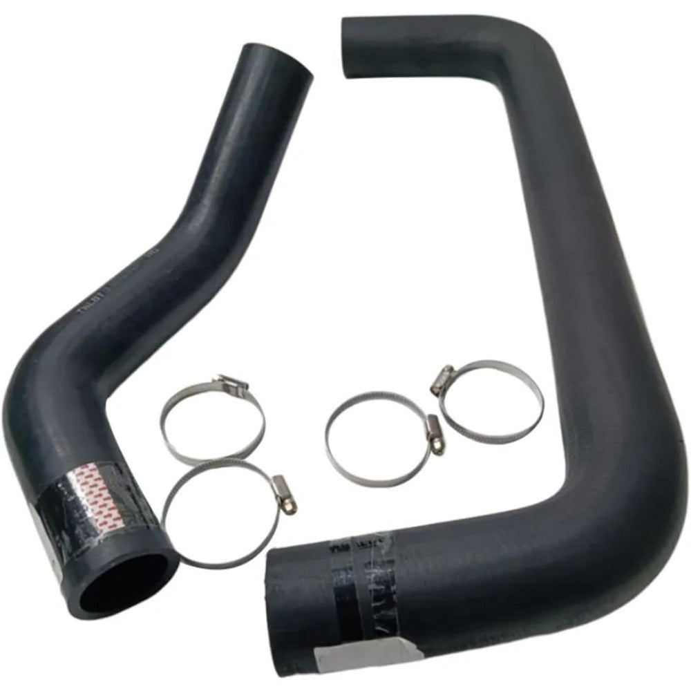 Radiator Hoses and Clamps 3073141 3073159 for Hino H07C-TD Engine Hitachi EX220-5 EX230-5 EX270-5 Excavator - KUDUPARTS