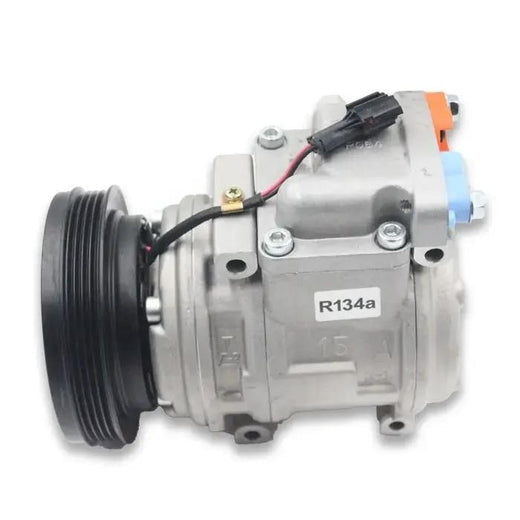 10PA15C A/C Compressor 2208-6013B for Doosan Loader DL200 DL220 DL250 MEGA160 MEGA200-V Excavator DX140LC S150LC-7B SOLAR130LC-V - KUDUPARTS