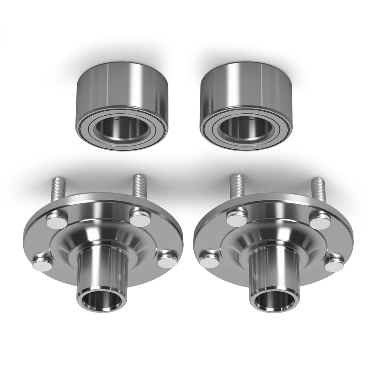 2 Sets Front Wheel Hub Bearing Kit LS-WHB003 for Mazda Vehicle 3 5 - KUDUPARTS