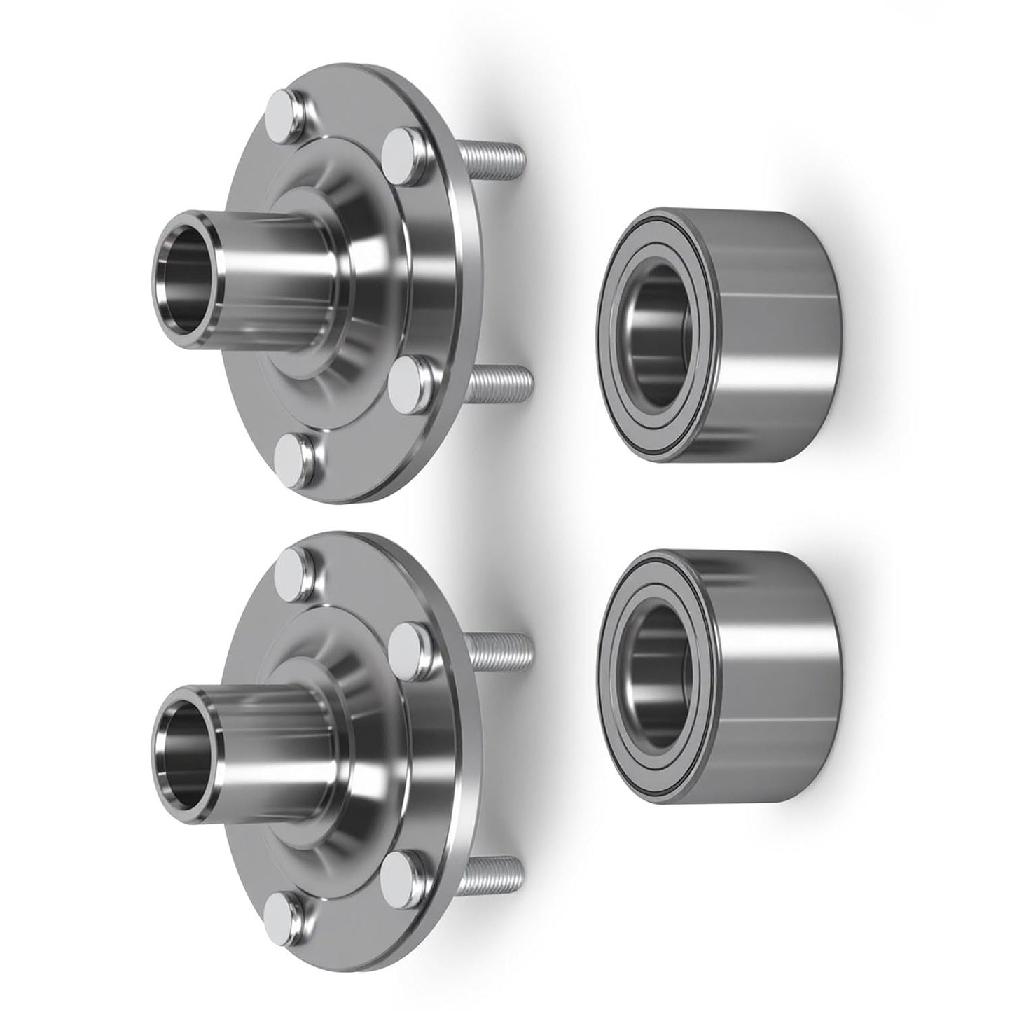 2 Sets Front Wheel Hub Bearing Kit LS-WHB003 for Mazda Vehicle 3 5