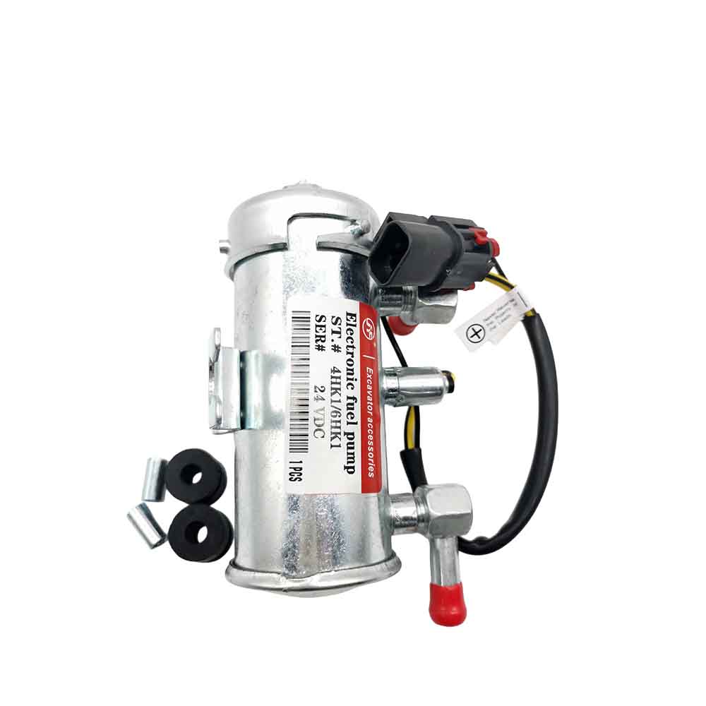 24V Electric Fuel Feed Pump KHH11880 KHR30380 KHR12840 for Isuzu 4HK1 6HK1 Case CX130B CX160B CX160C CX210B CX240B CX250C CX290B CX300C CX330 CX350B CX470C CX80