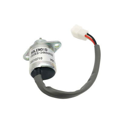 24V Fuel Shutdown Solenoid 1503ES-24A5UC5S SA-4567-T for Kubota 05 Series Engine D905 D1005 D1105 V1205 V1305 V1505 V1505T Tractor BX2200