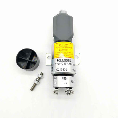 Solenoide de parada de apagado de combustible de 24 V 1751-24E7U1B1S5A SA-3766-T para motor Cummins