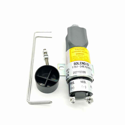 Solenoide de parada de apagado de combustible de 24 V 1751-24E7U1B1S5A SA-3766-T para motor Cummins