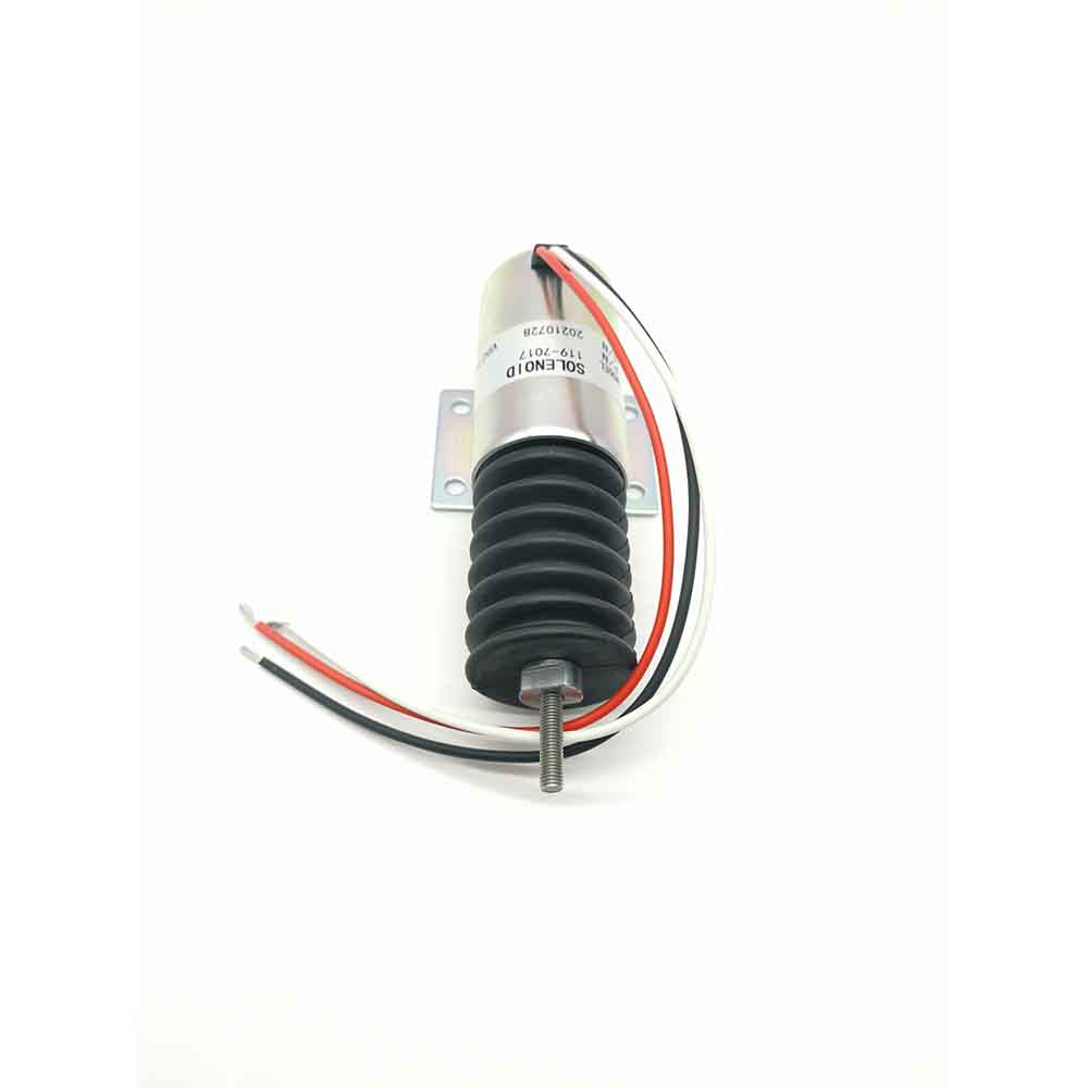 24V Solenoid 119-7017 for Caterpillar CAT Vibratory Compactor CB-434C CB-534C CB-535B CB-634C CP-433E Engine 3054 3116