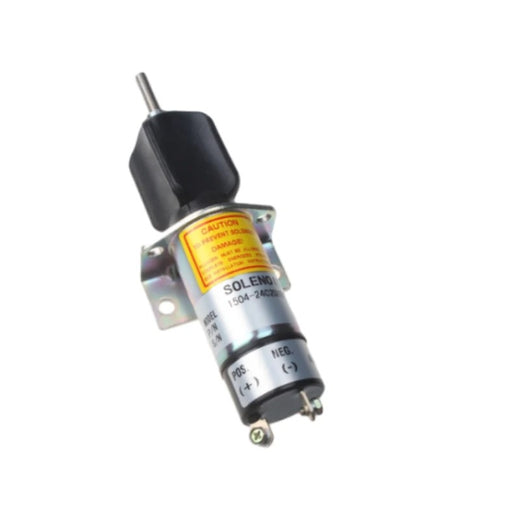 24V Stop Solenoid 1504-24C2U1B1S1 1500-2057 for Kubota Engine DF750 - KUDUPARTS