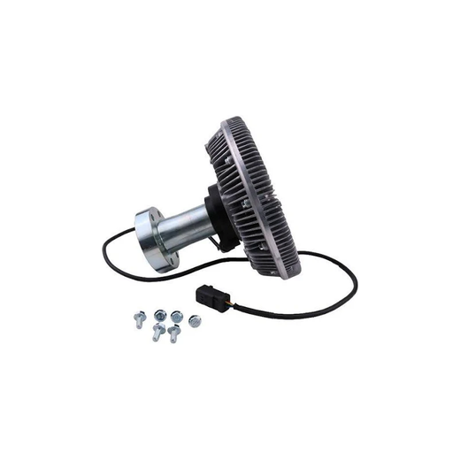 24 Volt Aluminum Fan Drive Clutch Assembly 418-2238 for Caterpillar CAT Engine C6.6 C4.4 C7.1 Loader 2384C 2484C 559C 579C Excavator 326F 329F 330F 335F - KUDUPARTS