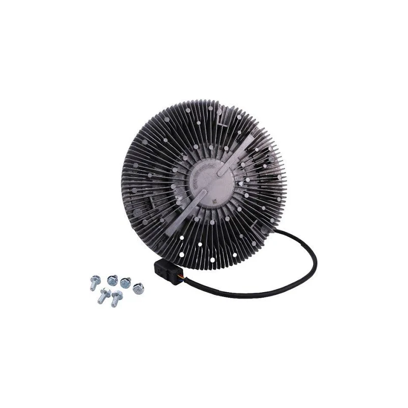 24 Volt Aluminum Fan Drive Clutch Assembly 418-2238 for Caterpillar CAT Engine C6.6 C4.4 C7.1 Loader 2384C 2484C 559C 579C Excavator 326F 329F 330F 335F - KUDUPARTS