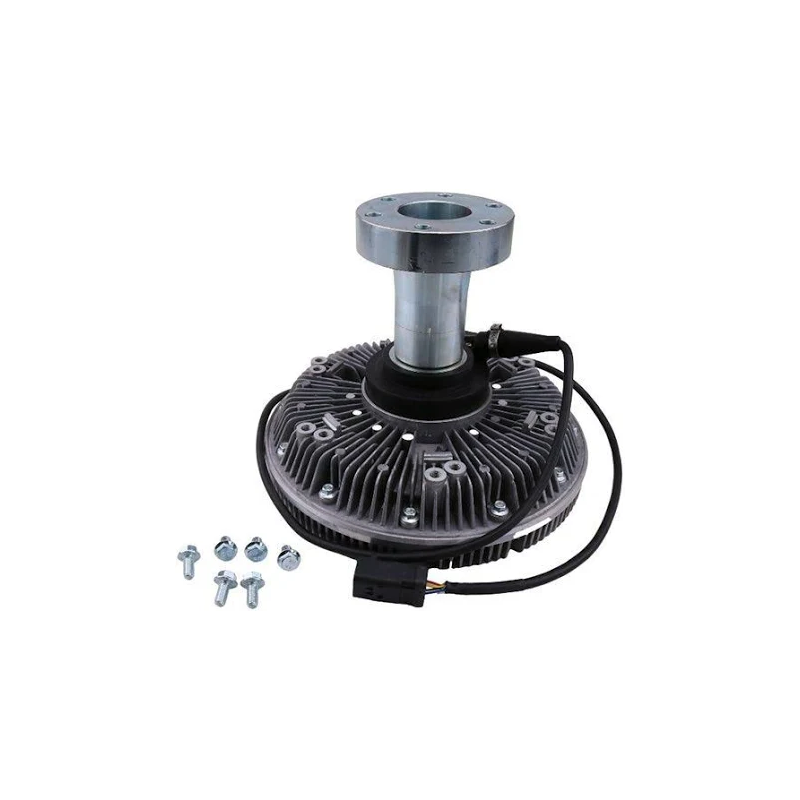 24 Volt Aluminum Fan Drive Clutch Assembly 418-2238 for Caterpillar CAT Engine C6.6 C4.4 C7.1 Loader 2384C 2484C 559C 579C Excavator 326F 329F 330F 335F - KUDUPARTS
