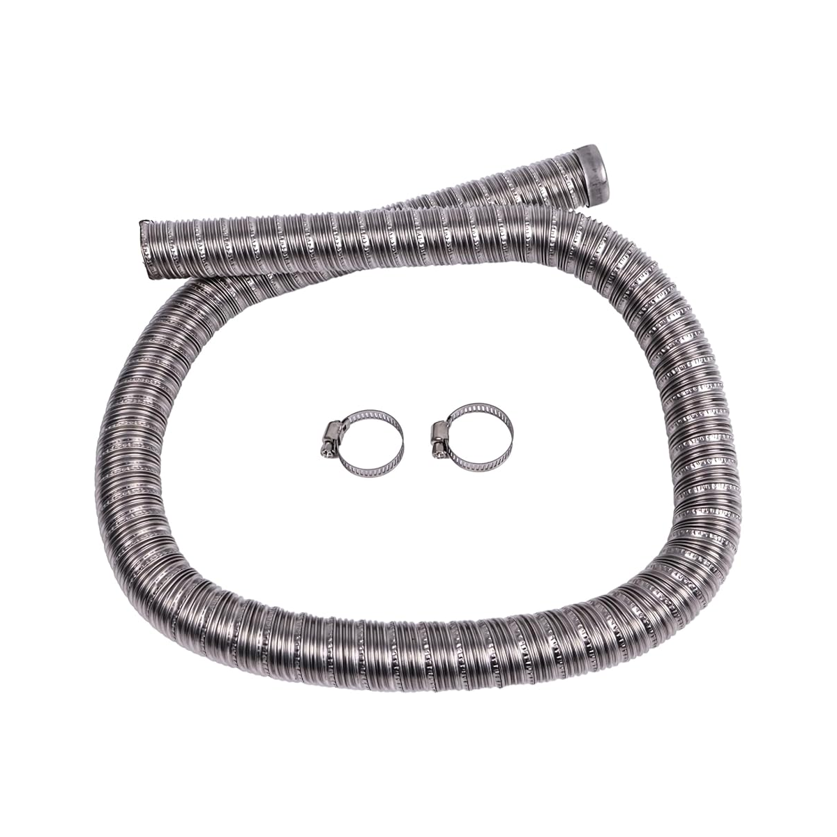 24mm Stainless Steel Exhaust Pipe(1m) 36061296 90394 with Clamps for Webasto Eberspacher