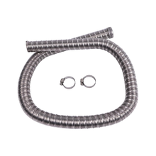 Tubo de escape de acero inoxidable de 24 mm (1 m) 36061296 90394 con abrazaderas para Webasto Eberspacher