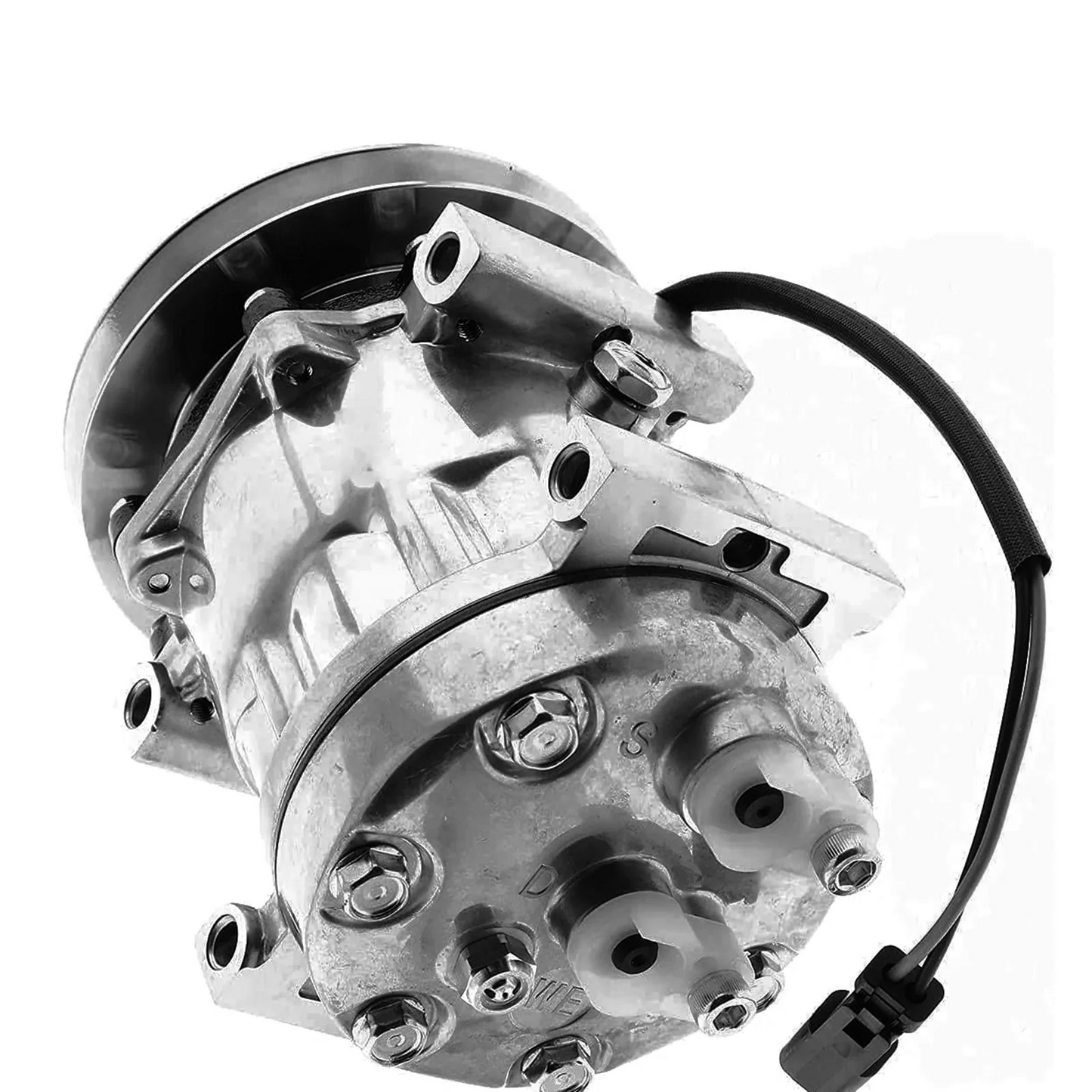 Compresor de aire acondicionado SD7H13 de 24 V LC91V00001F1 para excavadora Kobelco SK160LC, SK200-6, SK210LC, SK250LC, SK290LC, SK330LC, SK480LC