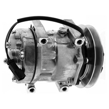 Compresor de aire acondicionado SD7H13 de 24 V LC91V00001F1 para excavadora Kobelco SK160LC, SK200-6, SK210LC, SK250LC, SK290LC, SK330LC, SK480LC