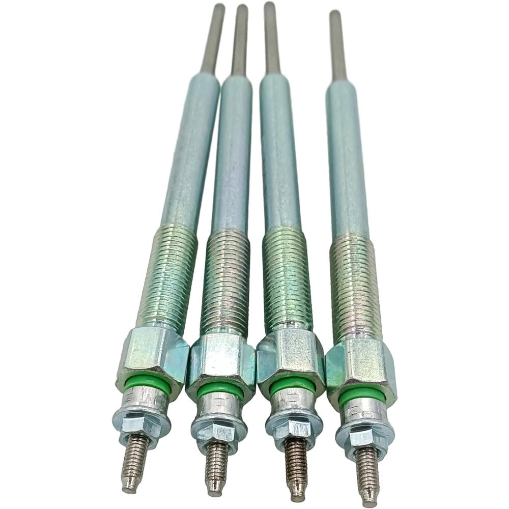 4Pcs Glow Plug 8980542560 for Isuzu Engine 4JJ1 Hitachi Excavator ZX110-3 ZX120-3 ZX130-3 ZX135US-3 ZX140W-3 ZX160LC-3 ZX180LC-3 - KUDUPARTS