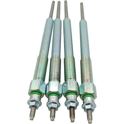 4Pcs Glow Plug 8980542560 for Isuzu Engine 4JJ1 Hitachi Excavator ZX110-3 ZX120-3 ZX130-3 ZX135US-3 ZX140W-3 ZX160LC-3 ZX180LC-3 - KUDUPARTS