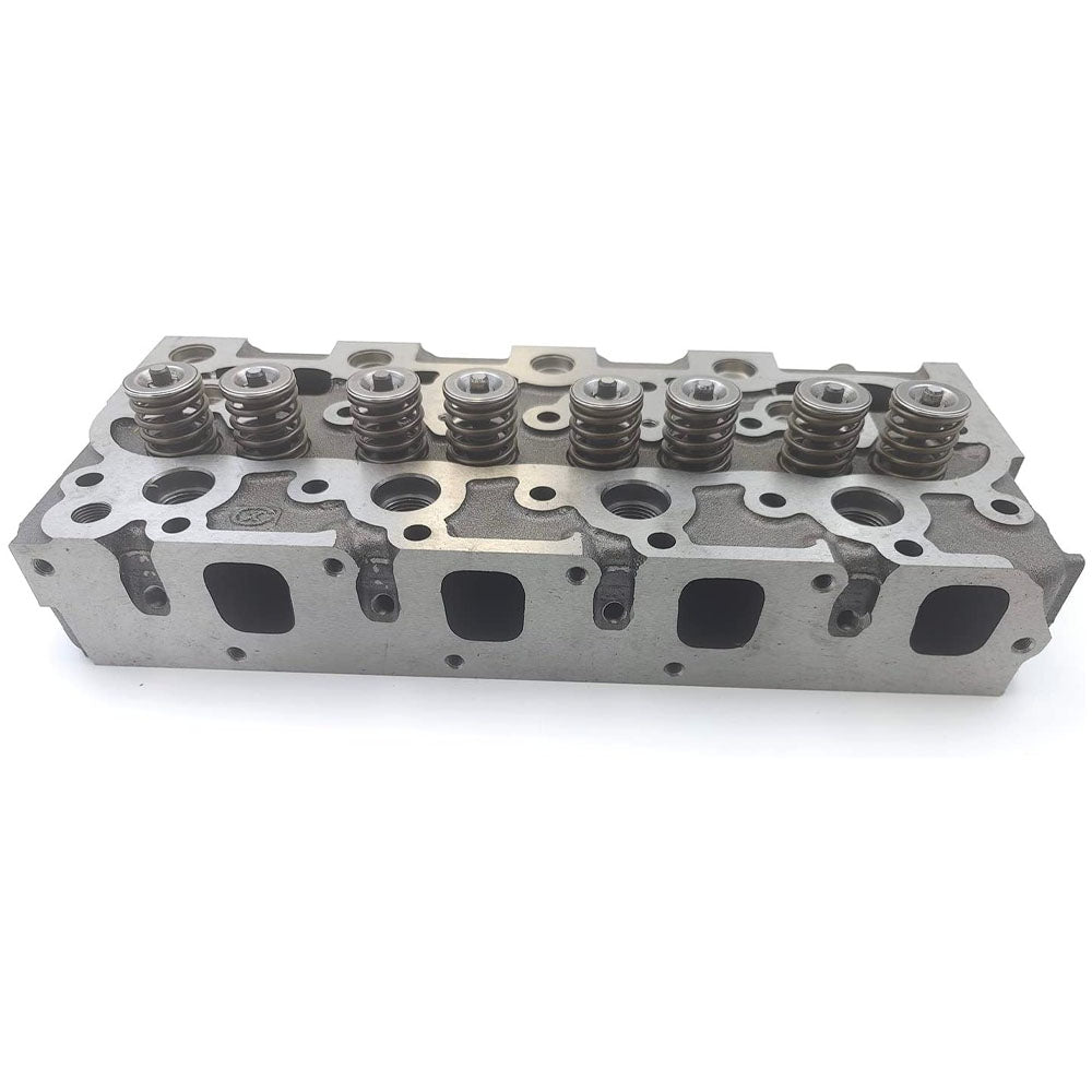 V1702 Complete Cylinder Head + 1 Set Full Gasket Kit Compatible with Kubota V1702 V1702B Engine L2850DT Tractor KH90 Mini Excavator Bobcat 743 733 Skid Loader - KUDUPARTS