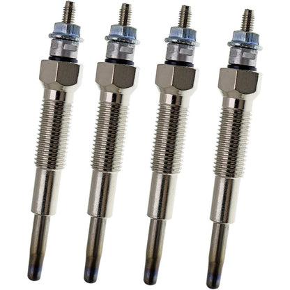 4 PCS Glow Plug 172-4585 for Caterpillar CAT Engine 3014 3024 3024C C2.2 - KUDUPARTS