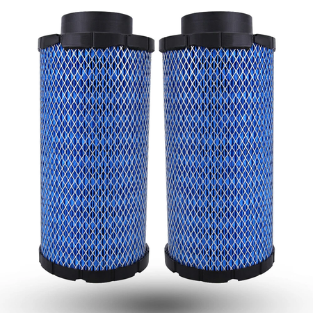 2 Air Filters 1240822 1240957 1241084 for 2014-2021 Polaris RZR XP 4 1000 - KUDUPARTS