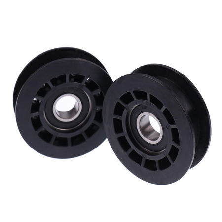 2 Idler Pulleys 5879692-01 for Husqvarna HU700H HU775BBC HD800HW LC221RH LC221A - KUDUPARTS