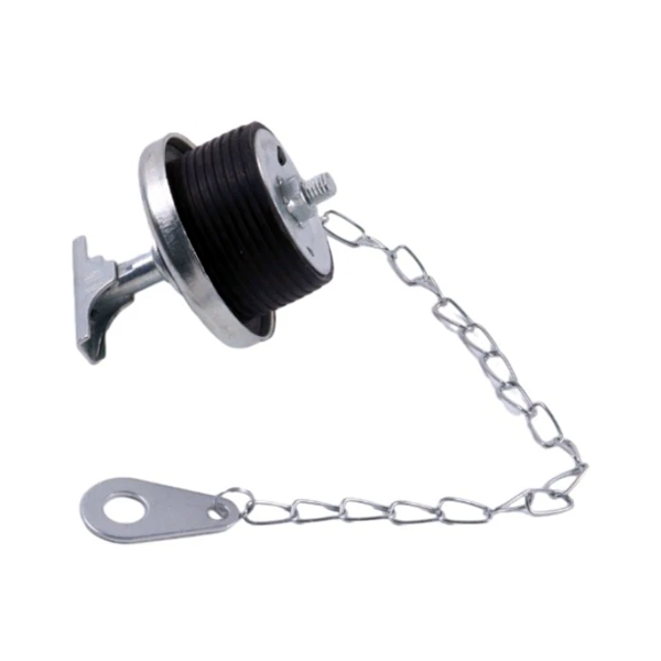 2" Oil Filter Cap with Chain 107981 for CASE Engine D-429 Komatsu Excavator MX09 MX15 MX202 MX272 MX352 MX502 Doosan Loader MEGA 500-V