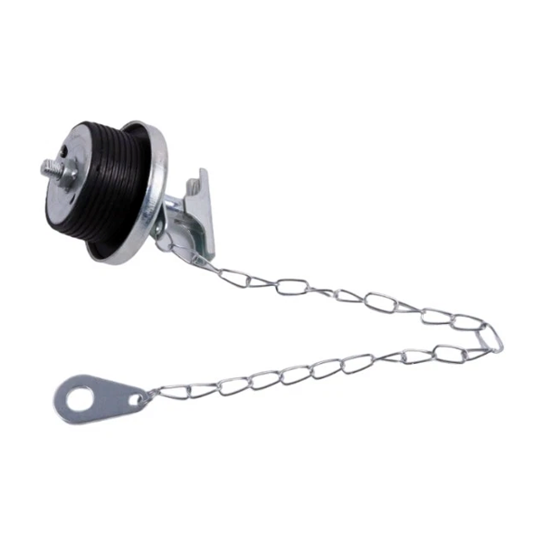 2" Oil Filter Cap with Chain 107981 for CASE Engine D-429 Komatsu Excavator MX09 MX15 MX202 MX272 MX352 MX502 Doosan Loader MEGA 500-V