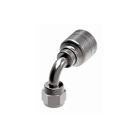 2PCS Crimp Fitting With 3/8" Female JIC 06Z-666 for Parker Weatherhead - KUDUPARTS