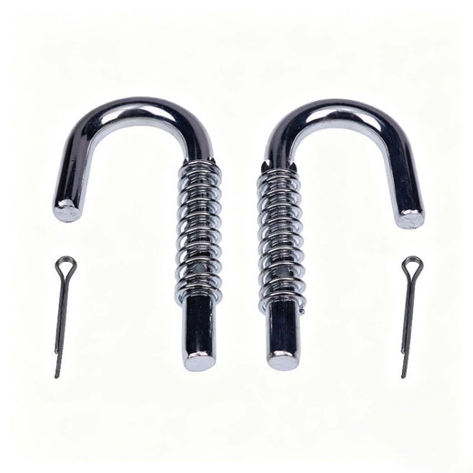 2 Pack Deck Release Pin & Spring 747-1116 932-0306A for Cub Cadet MTD Craftsman Troy-Bilt Huskee Lawn Mower Tractor - KUDUPARTS