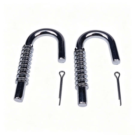 2 Pack Deck Release Pin & Spring 747-1116 932-0306A for Cub Cadet MTD Craftsman Troy-Bilt Huskee Lawn Mower Tractor - KUDUPARTS