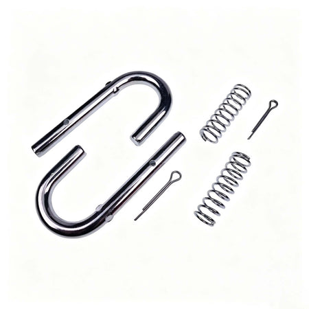2 Pack Deck Release Pin & Spring 747-1116 932-0306A for Cub Cadet MTD Craftsman Troy-Bilt Huskee Lawn Mower Tractor - KUDUPARTS