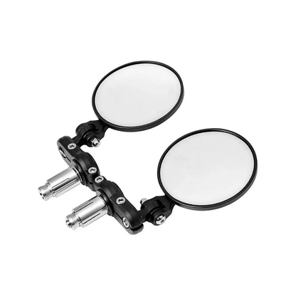 2 Pcs 7/8" 22mm Universal Aluminum Round Rearview Mirror for ATV Quad Scoter Scooter Mirrors Most Harley