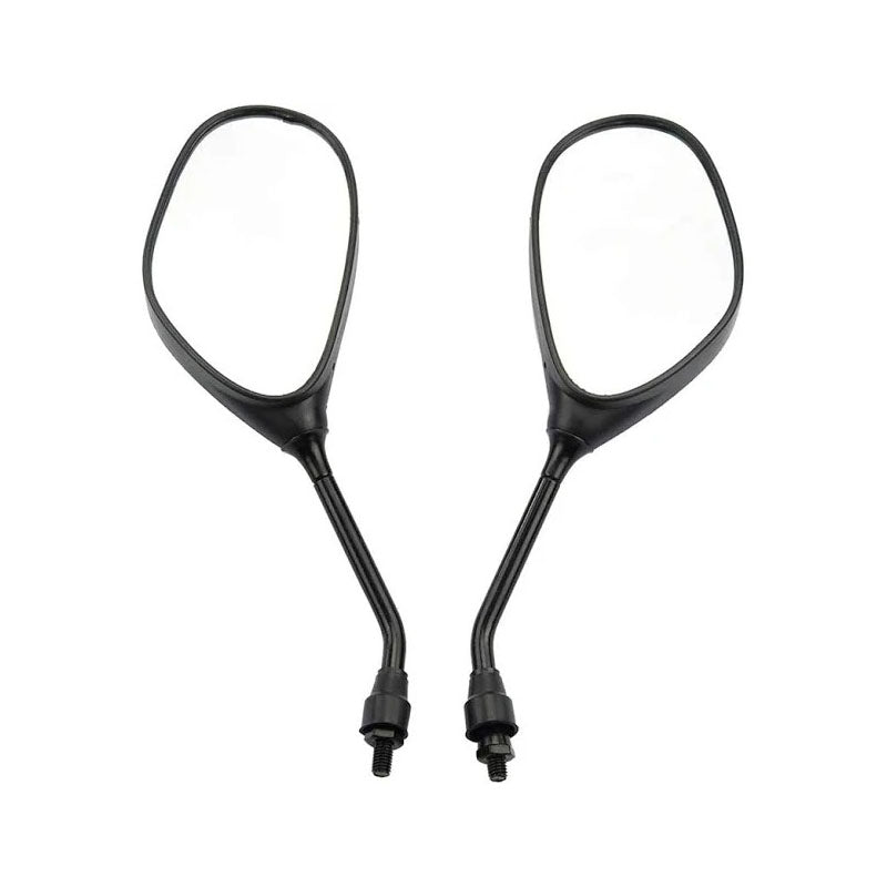 2 Pcs 8mm Black Plastic Rearview Mirror for 50cc 70cc 90cc 110cc 125cc 150cc 200cc 250cc ATV Motorcycle Scooter - KUDUPARTS