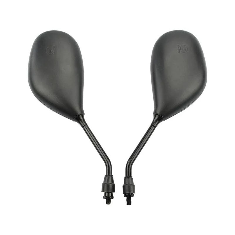 2 Pcs 8mm Black Plastic Rearview Mirror for 50cc 70cc 90cc 110cc 125cc 150cc 200cc 250cc ATV Motorcycle Scooter