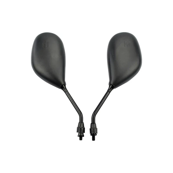 2 Pcs 8mm Black Plastic Rearview Mirror for 50cc 70cc 90cc 110cc 125cc 150cc 200cc 250cc ATV Motorcycle Scooter