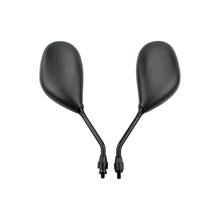 2 Pcs 8mm Black Plastic Rearview Mirror for 50cc 70cc 90cc 110cc 125cc 150cc 200cc 250cc ATV Motorcycle Scooter