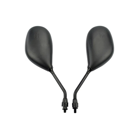 2 Pcs 8mm Black Plastic Rearview Mirror for 50cc 70cc 90cc 110cc 125cc 150cc 200cc 250cc ATV Motorcycle Scooter - KUDUPARTS
