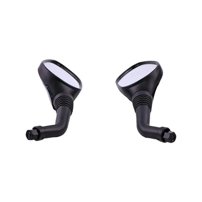 2 Pcs 8mm Clockwise Universal Fitment Rear View Mirror for GY6 Touring Bike Sport Bike Cafe Racer