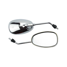 2 Pcs 8mm Silver Plating Rearview Mirror for 50cc 70cc 90cc 110cc 125cc 150cc 200cc 250cc Motorcycle Moped Scooter