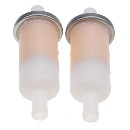 2 Pcs Fuel Filter 49019-1055 49019-0032 for Kawasaki Engine FD501D FD501V FD590V FD611V Utility Vehicle Mule 610 600 2510 3010 - KUDUPARTS