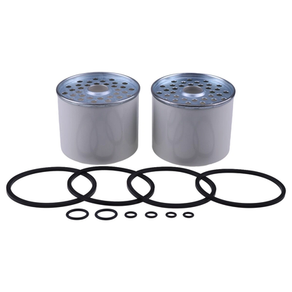 2Pcs Fuel Filter Element F003129 AT17387 for John Deere 400 350B 24 180 301 303 480 450 302 401 440 401B 300 570 544 401C 410 540 310 300B 380 350