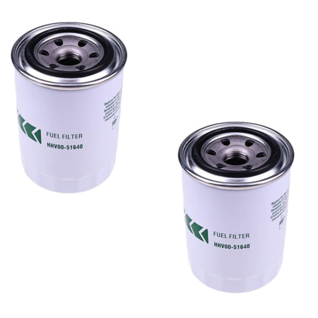 2 Pcs Fuel Filter HHV00-51640 for Kubota V3800 Track Loader SVL75-2C SVL95-2S Ship to US - KUDUPARTS