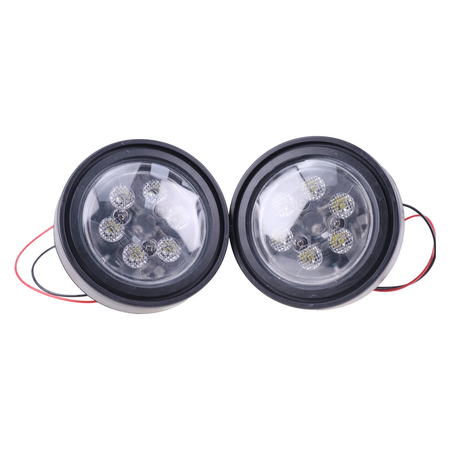 2 Pcs Headlight AR85258 RE10964 for John Deere Tractor 2955 3150 3155 2140 2350 4020 4050 4440 4620 5020 6030 7020 8360 8850 - KUDUPARTS