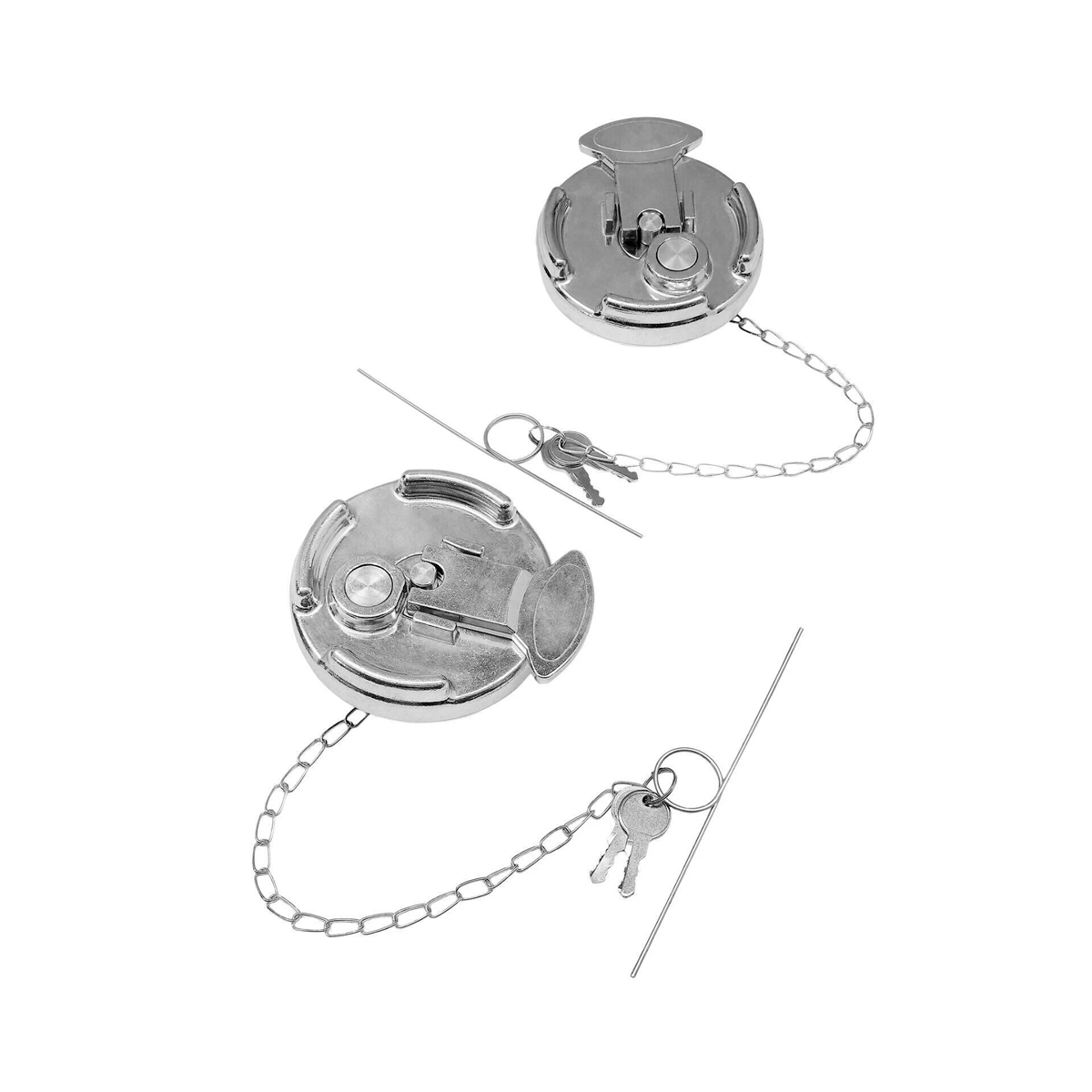 2 Pcs Locking Lever Fuel Cap 11-04859-100 11-04859-200 for Peterbilt Truck 330 335 348 377 587 567