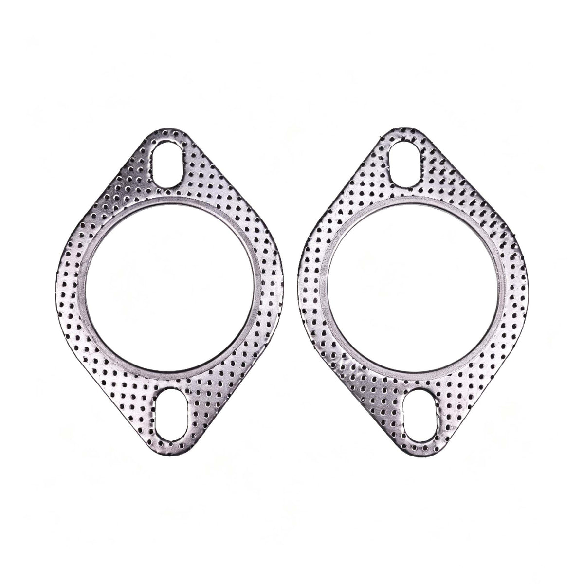 2 Pieces 2.5" Exhaust Gasket 120-06310-0001 120-06310-0002 for Muffler Flange Manifold - KUDUPARTS