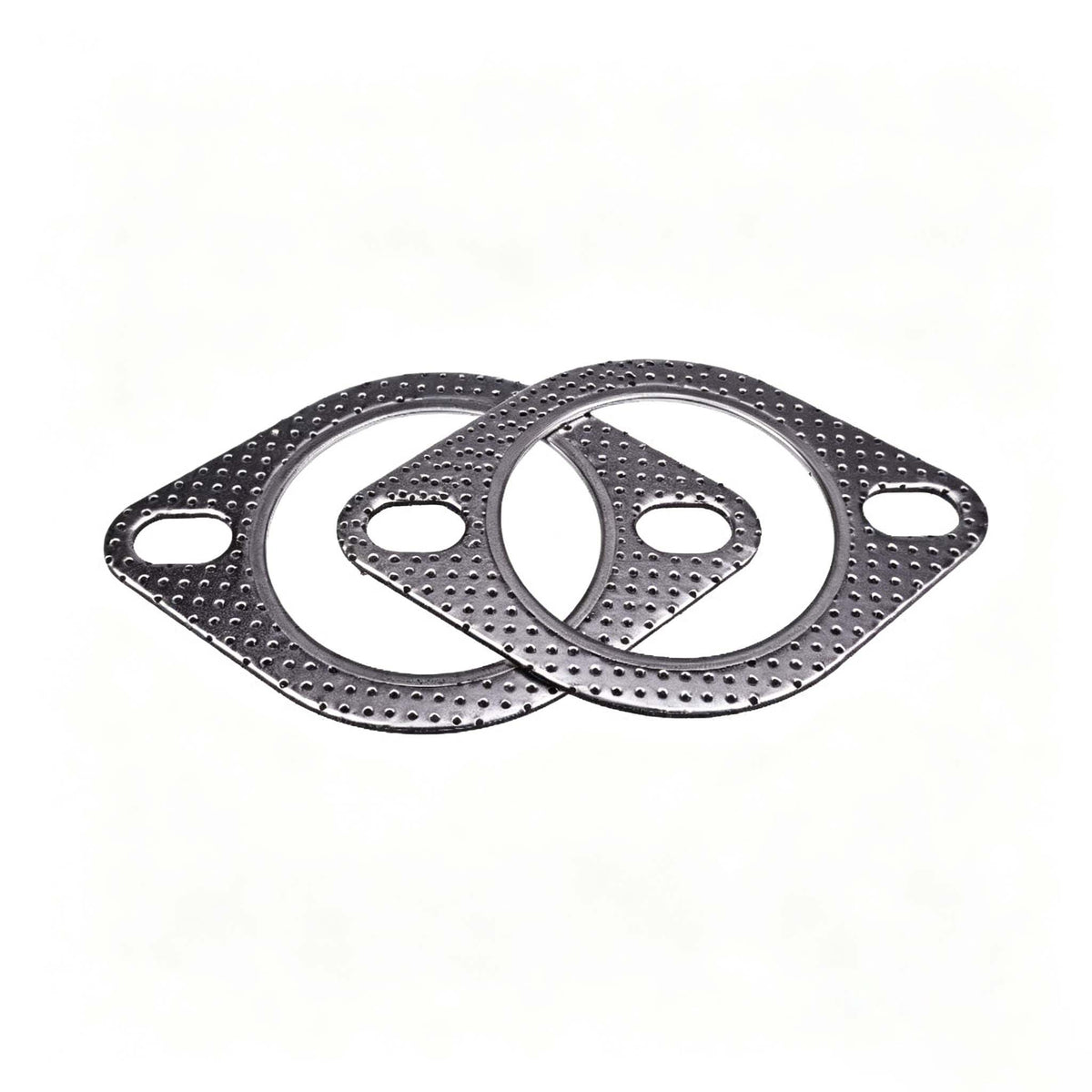 2 Pieces 2.5" Exhaust Gasket 120-06310-0001 120-06310-0002 for Muffler Flange Manifold - KUDUPARTS