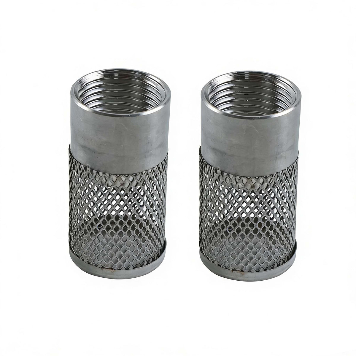 2 Pieces 25mm Hose Water Suction Strainer Inlet Strainer Filter for High Pressure Irrigation Garden - KUDUPARTS