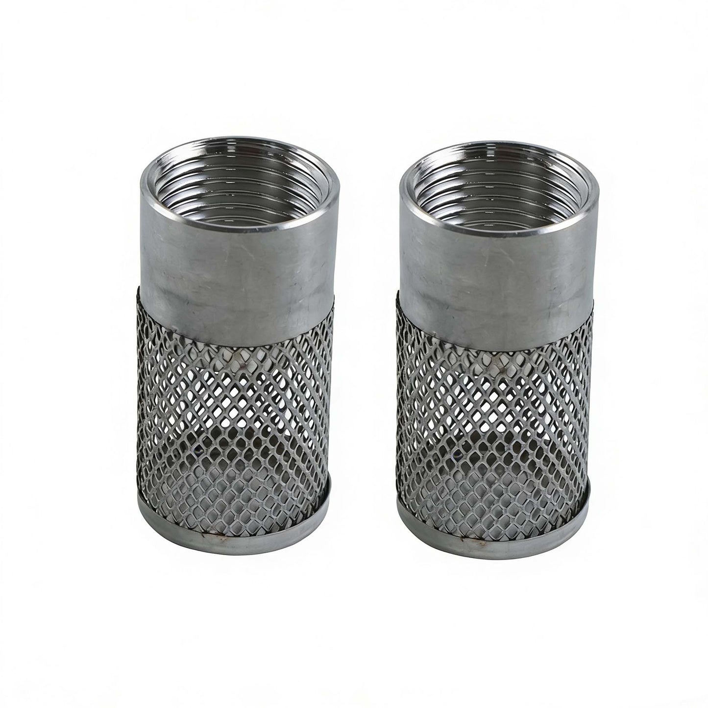 2 Pieces 25mm Hose Water Suction Strainer Inlet Strainer Filter for High Pressure Irrigation Garden