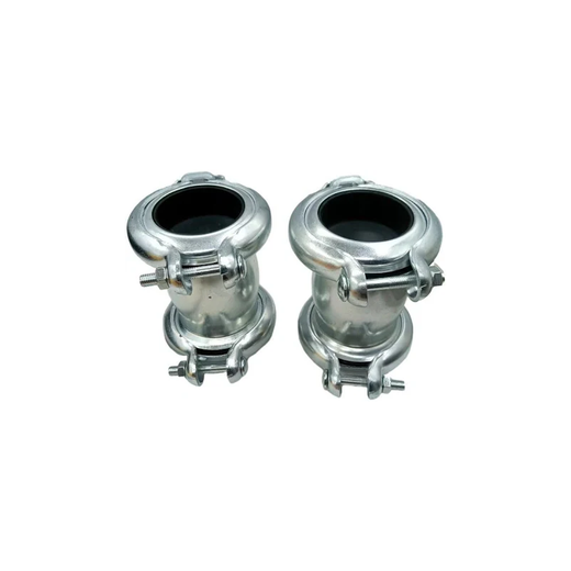 2 Pieces 75mm Oil Line Coupling 4071215 for Hitachi Excavator EX200 EX220 EX400-3 EX400-5 EX550-5 EX750-5 ZX330 ZX350-3 - KUDUPARTS