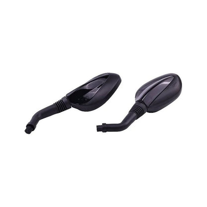 2 Pieces 8mm Black Universal Rear View Mirror for GY6 50cc 125cc 150cc 250cc Scooter Moped Motorcycle