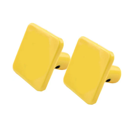2 Pieces Aftermarket Bendix 248433 Torque Yellow Parking Brake Valve Knob With Roll Pin for Vehicle Dash Brake Control Valve